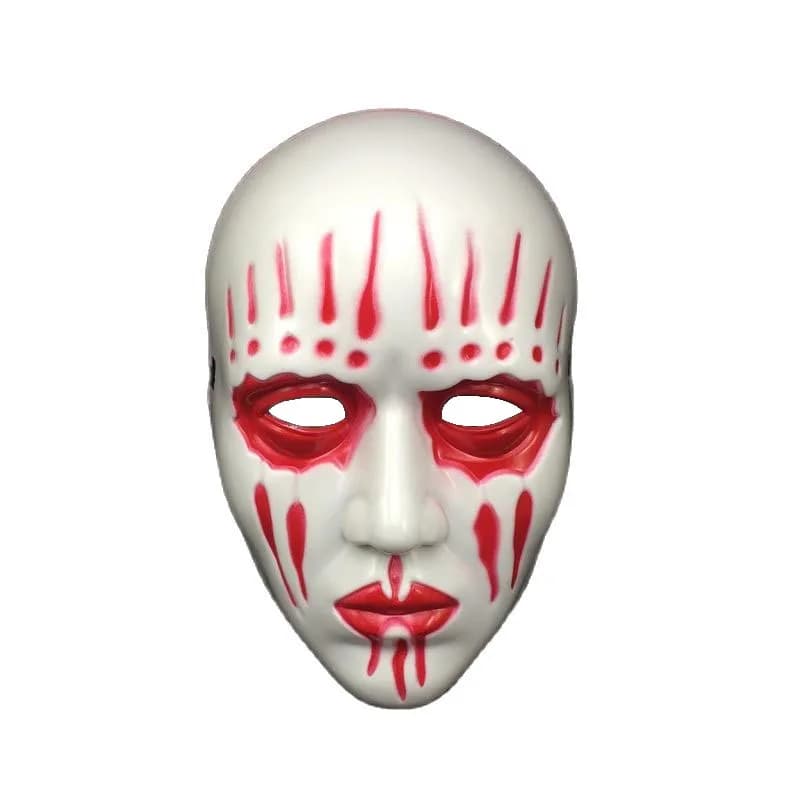 HipHop Mask for Adults, Scary and Horror, for Party in Mask and Cosplay, Halloween Mask with Occhiaie Scure e Graffiti