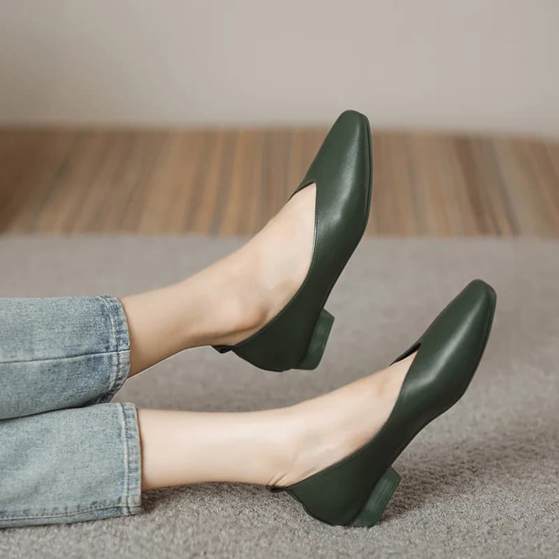 2026 New Multi-color Low-heeled Women's Shoes Round Toe Flat Bottom Shallow Cut Single Shoe Casual Versatile Loafers
