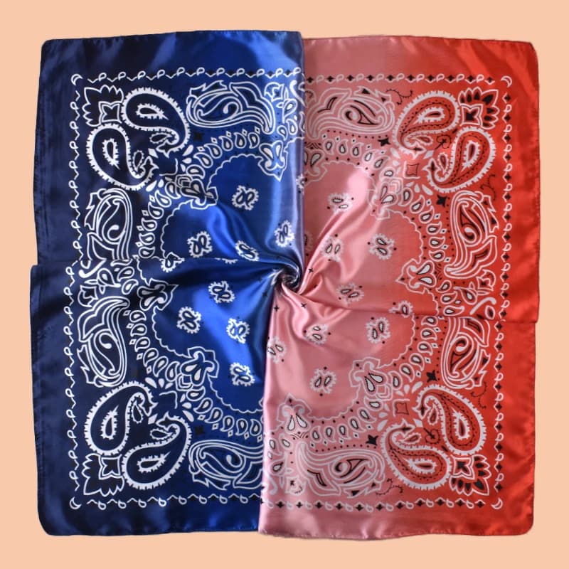 1 Piece Satin Square Scarf with Paisley Printing Shoe, Women's Hair Accessories, New Spring Style, Versatile, Shoulder Bag Decoration, Silk Hair Band
