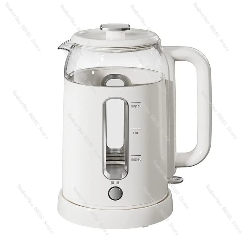 High Power Electric Kettle, Glass Design, Laptop for Travel and Business Travel, Quick Boiling, Safe, Energy Saving