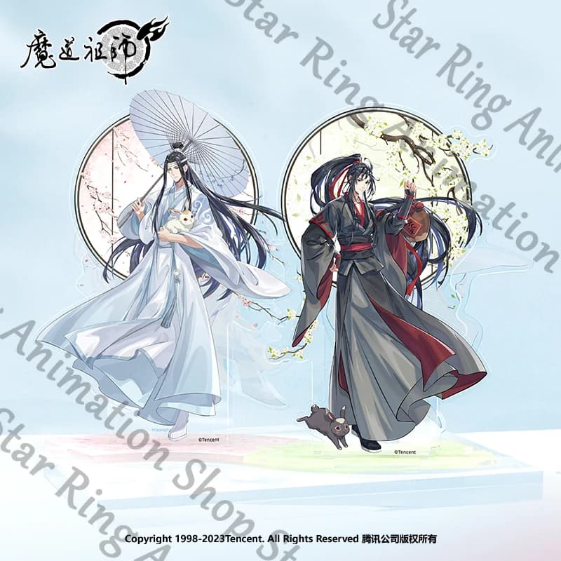 Genuino Maestro della Coltivazione Demoniaca Lan Wangji Wei Wuxian Anime Acrilico In Piedi Segno Tabellone Indicativo Cospaly Cartoon