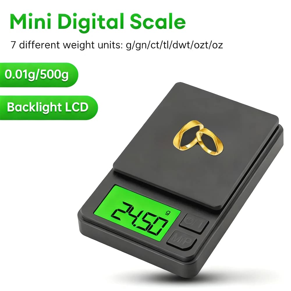 200/500/1000g 0.01g mini bilancia digitale bilancia elettronica tascabile ad alta precisione gioielli peso cucina bilancia elettronica portatile