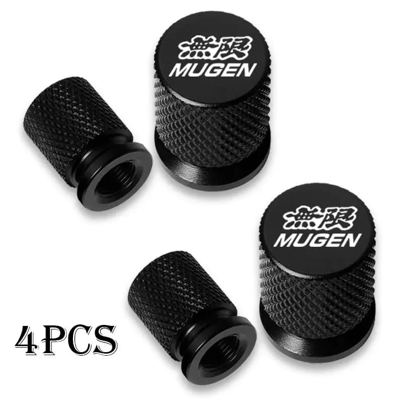 Auto Ruota Valvola Della Gomma Tappi Stelo Coperture Airdust Impermeabile Per Honda Mugen CB400 CB650F CBF CBR250RR CRF SH300 NC750 4 Pezzi