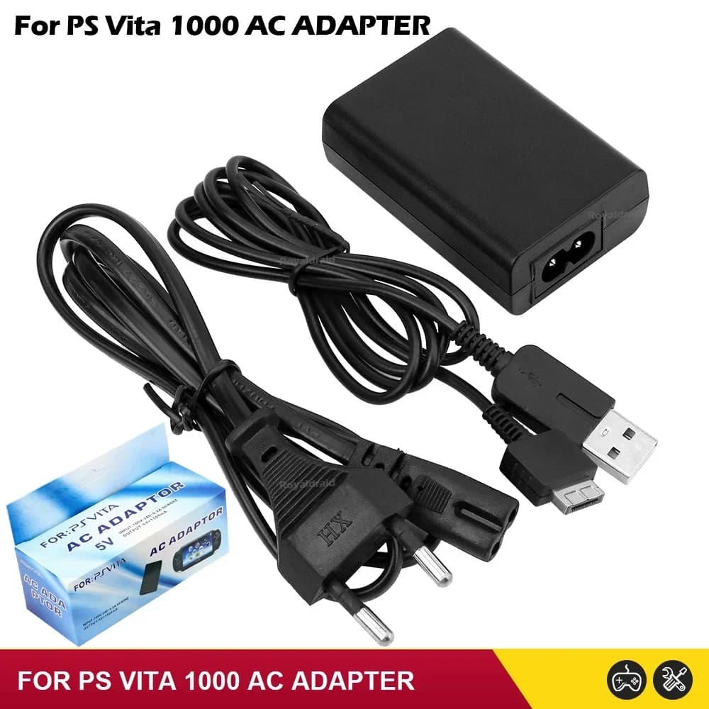 NUOVA Spina UE USA Caricatore domestico Alimentatore Adattatore CA 5 V Cavo di ricarica USB per Playstation Psvita PS Vita PSV 1000 Gioco