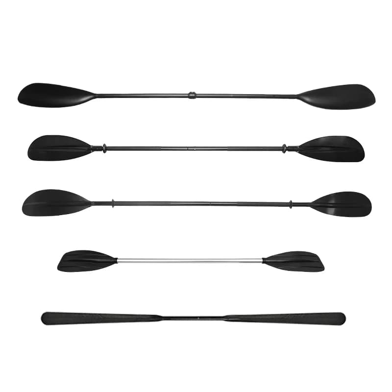 Pagaia per kayak retrattile in alluminio con fibra di vetro PP da pesca/ricreativa/corse personalizzata del produttore