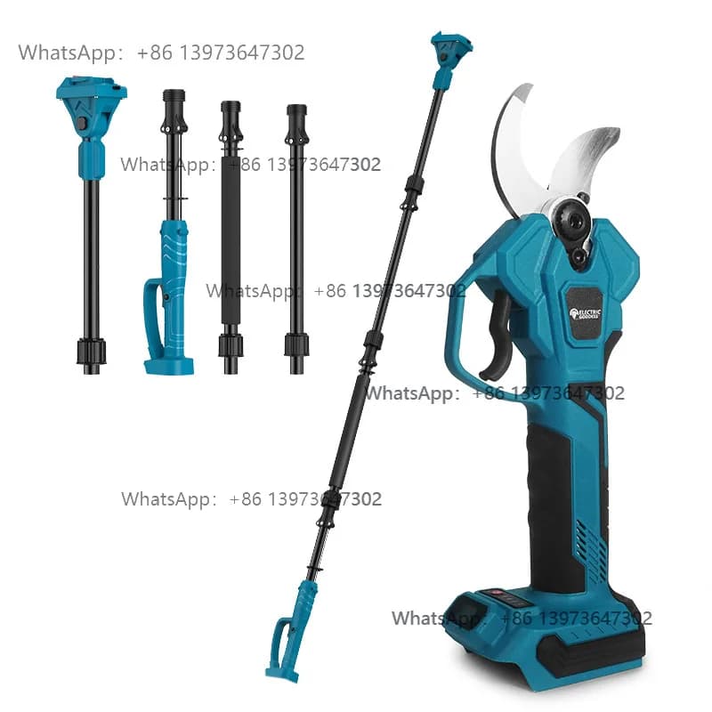 Electric Goddess for 18V Battery Pruner Cordless Scissors Reach Extension Pole Electric Garden Pruning Shears