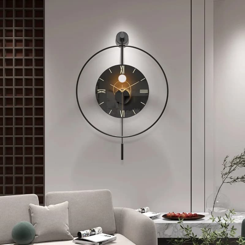 Modern Wall Clocks Living Room Minimalist Wall Watch Creative Bedroom Silent Round Clocks Fashion Home Decoration Accessories