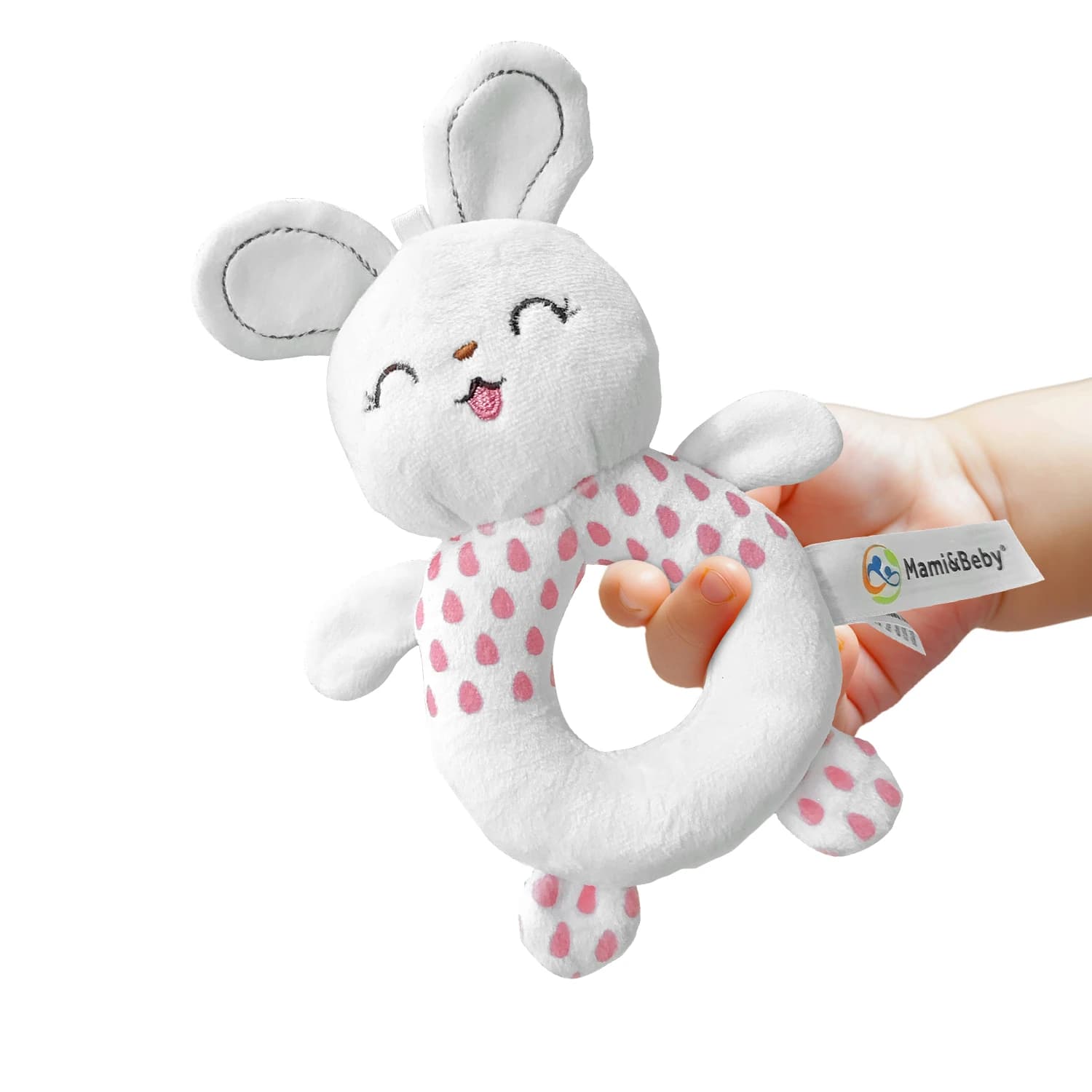 Giocattoli Sonaglio in Peluche per Neonati, Giocattoli Educativi per la Prima Infanzia 0-12 Mesi, Animali in Peluche per Passeggino e Culla, Giocattoli Sonaglio per Lettino