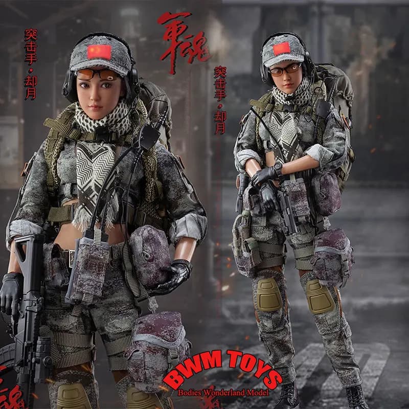 Disponibile FLAGSET 73052 Scala 1/6 Commando Soldato Queyue femminile Mobile Set completo Collezione di bambole Action Figure da 12 pollici