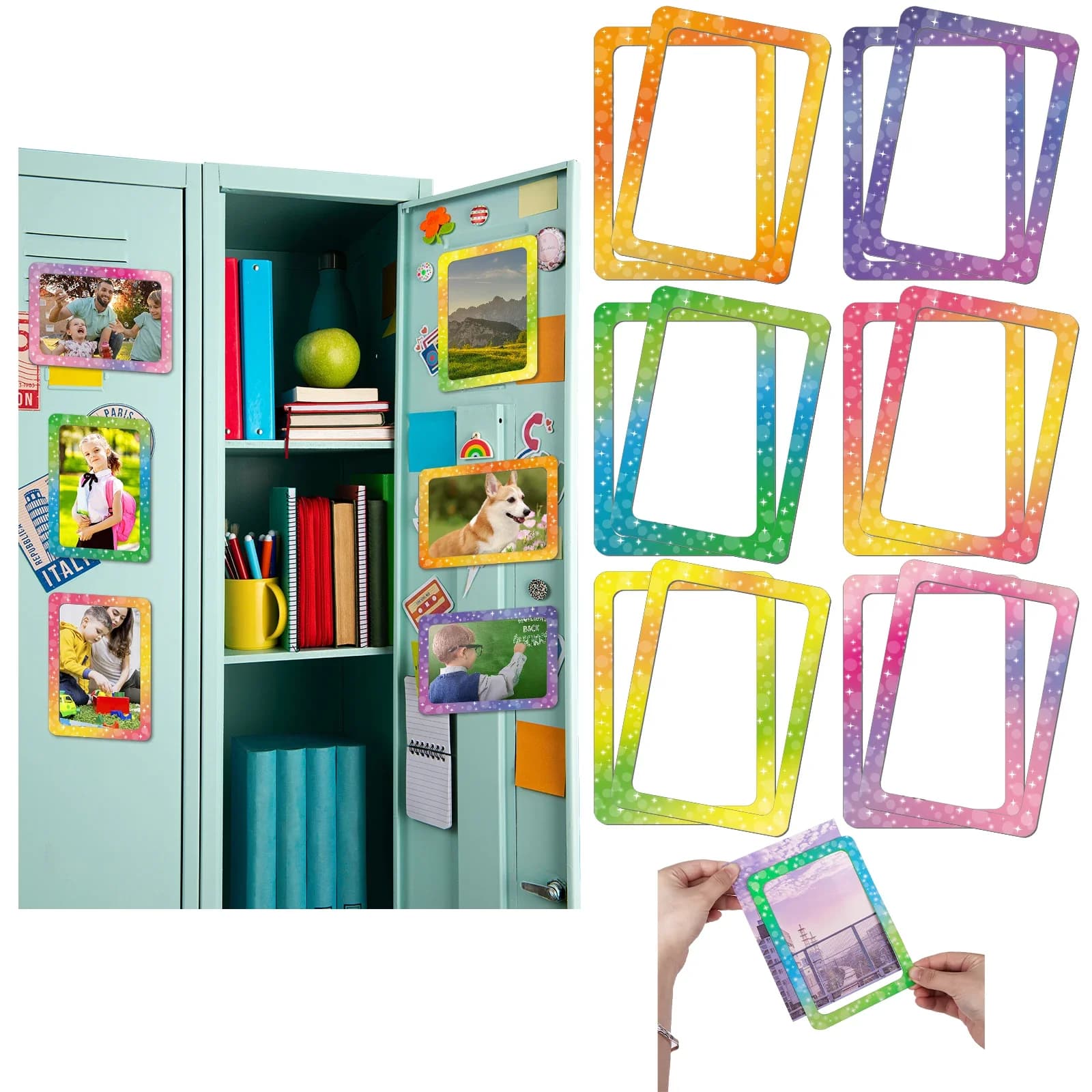 12 pcs magnetic frames for cabinet 5 x 7 magnetic frames for refrigerator magnetic frame for refrigerator contains Magn