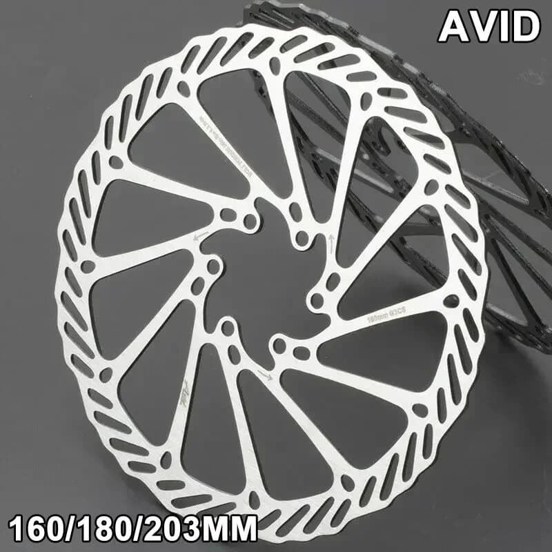 AVID Disco freno per bicicletta a 6 bulloni 160mm 180mm 203mm Rotore freno per bicicletta 2 pezzi Rotore disco bici MTB in acciaio per Shimano SRAM