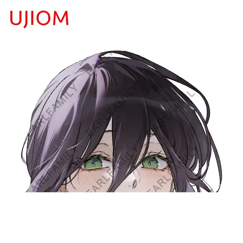UJIOM for Reze Peeker Wall decal Anime Decalcomania Vinyl Studio Floor stickers Anti-scratch scale Dress up Kids room decoration
