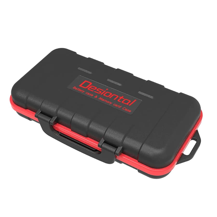 Portable Memory Card Storage Box Protective Hard Case for SD Micro SD TF Cards with Shockproof & Dustproof Design