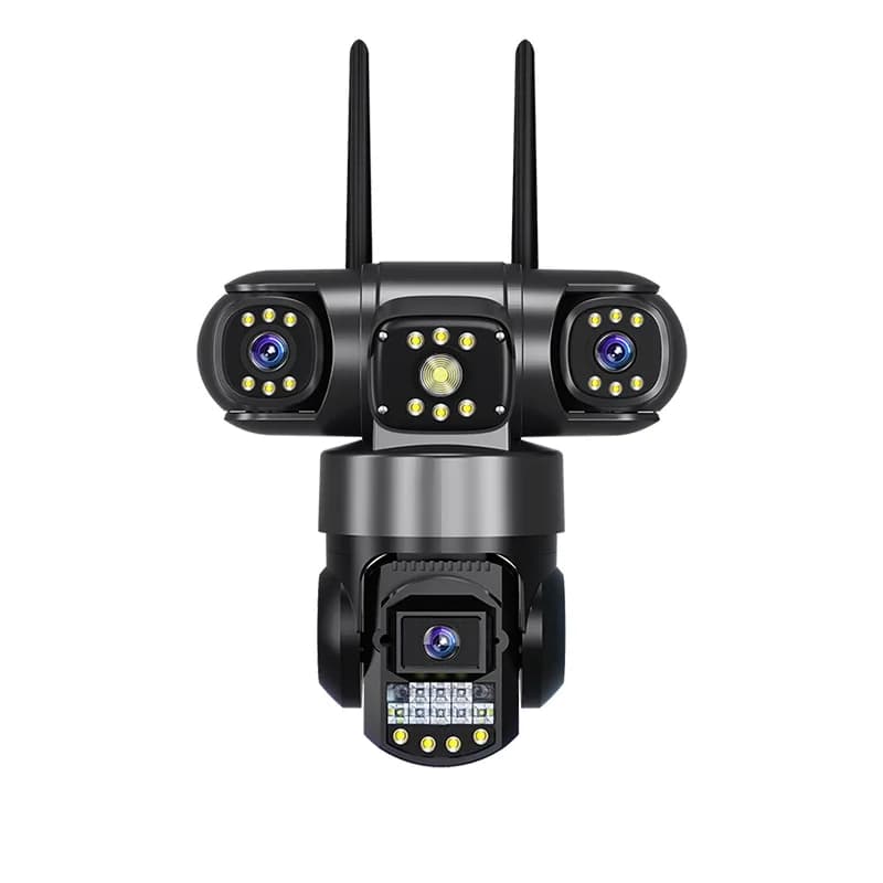 6MP UHD V380pro APP Tripla Obiettivo 3 Schermi Wireless PTZ IP Dome Camera AI Rilevazione Umanoide Sicurezza Domestica CCTV Baby Monitor