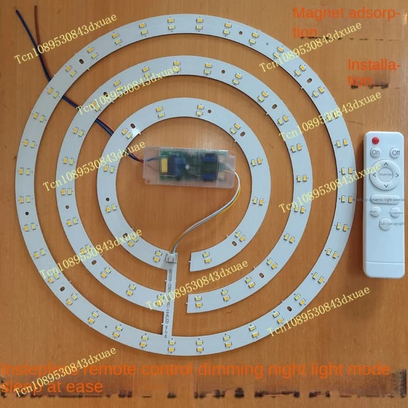Ceiling Fan Light Source LED Light Replacement Fan Ring Panel Stoppy Round Plate Led Ceiling Patch