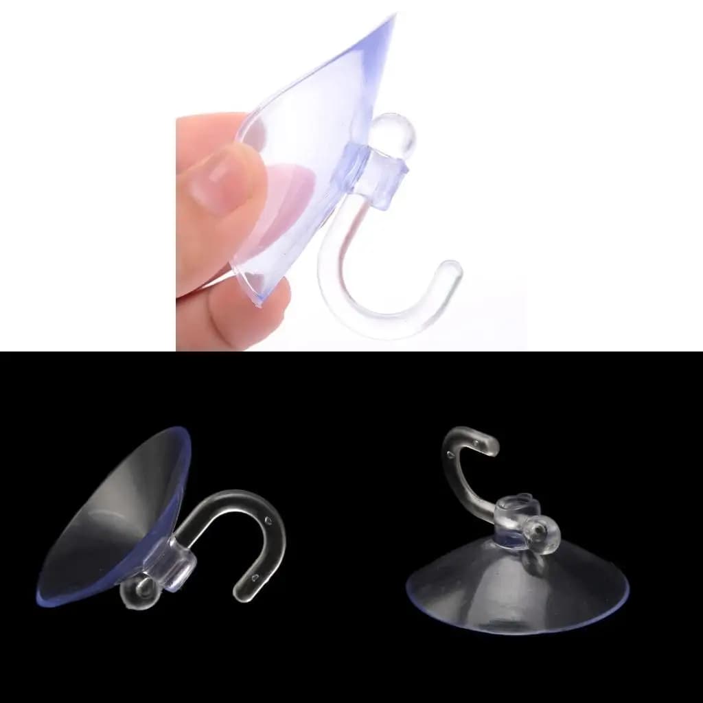Ganci a ventosa 10 pezzi Gancio per appendere a parete trasparente resistente per riporre pentole e coperchi per pentole da