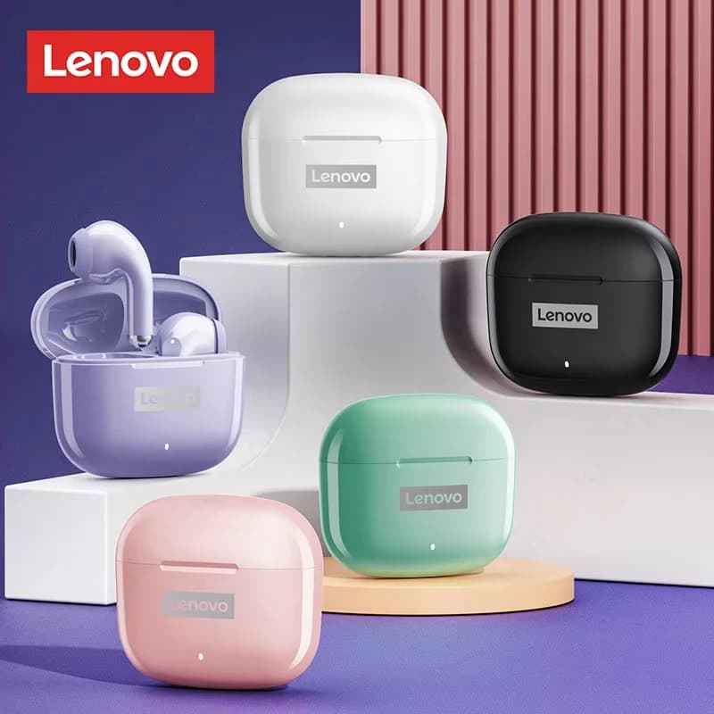 Lenovo LP40pro Cuffie wireless originali TWS Auricolari Bluetooth con controllo touch Auricolari stereo per telefono Android