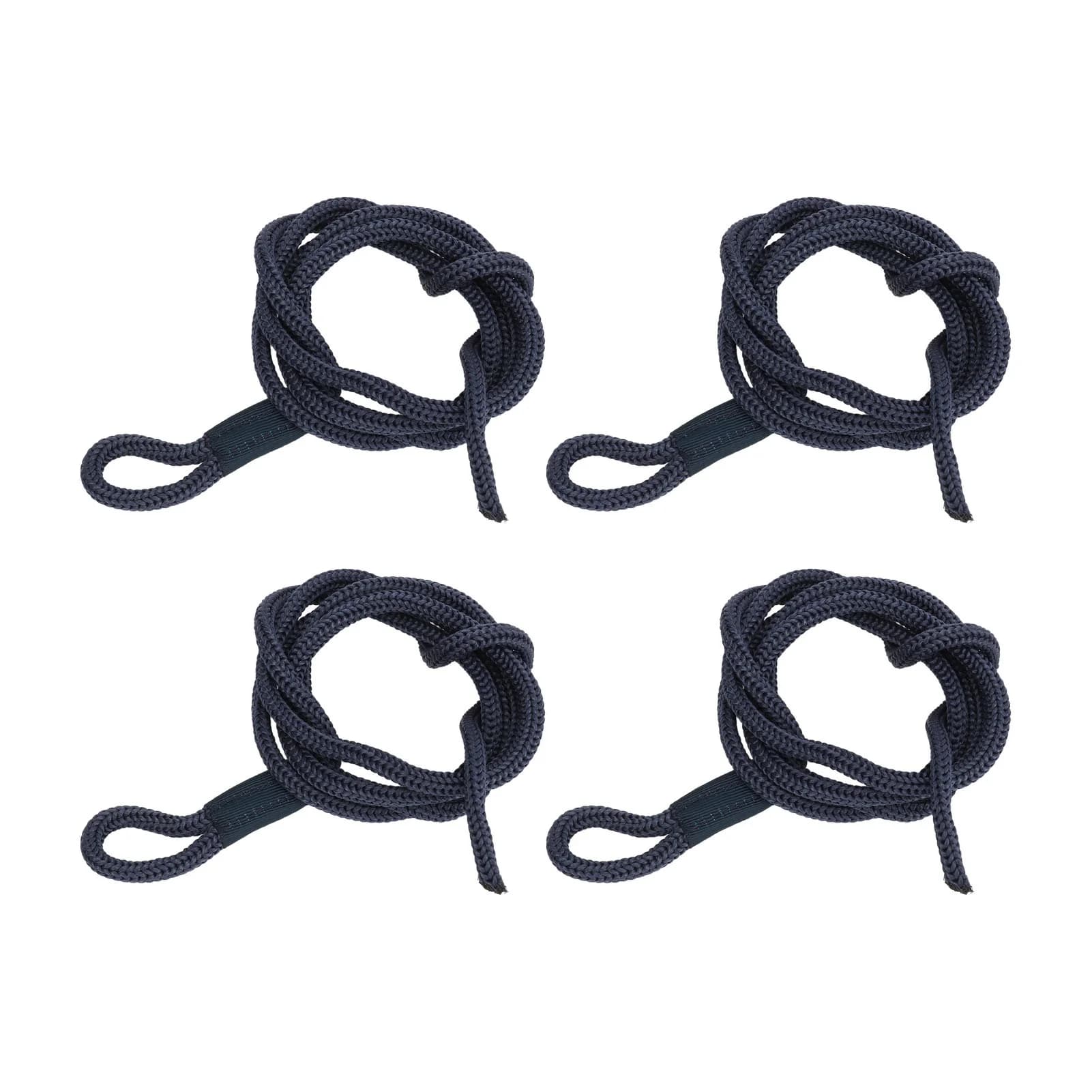 4PCS Dock Line 1.5m Long High Strength Polyester Wear Resistance Boat Bumper Ropes for Marine