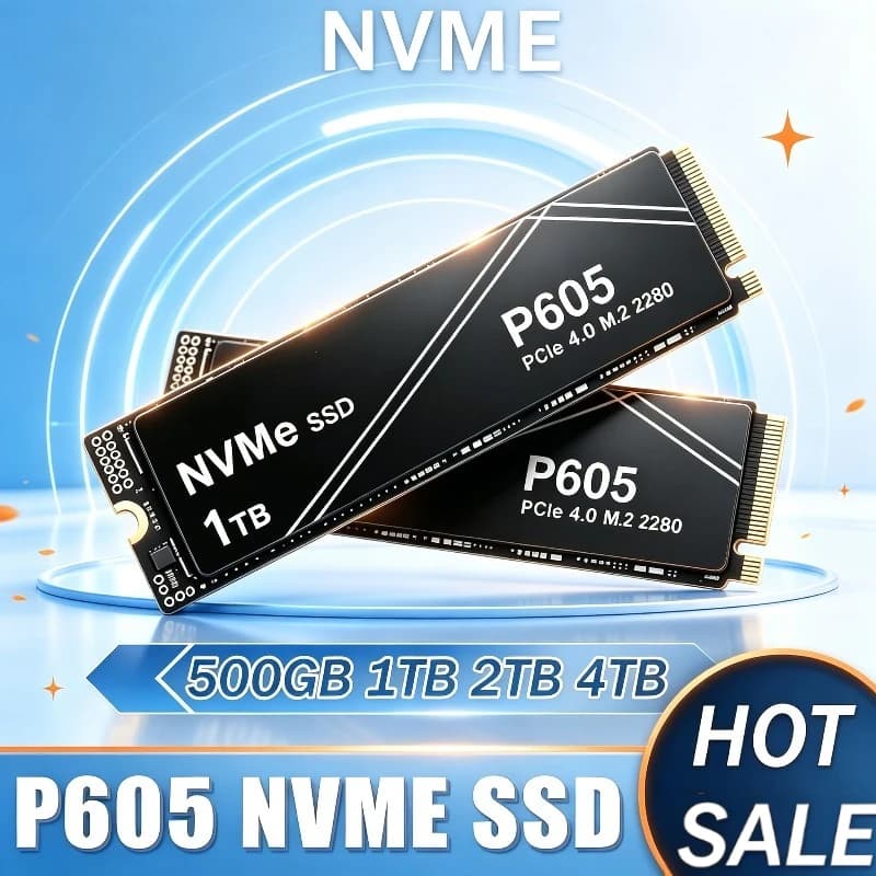 P605 500GB/1TB/2TB/4TB PCIe NVMe Gen SSD, 7100MB/s Sequential Read, Internal Storage for Gaming Laptops, Desktops and PS5.