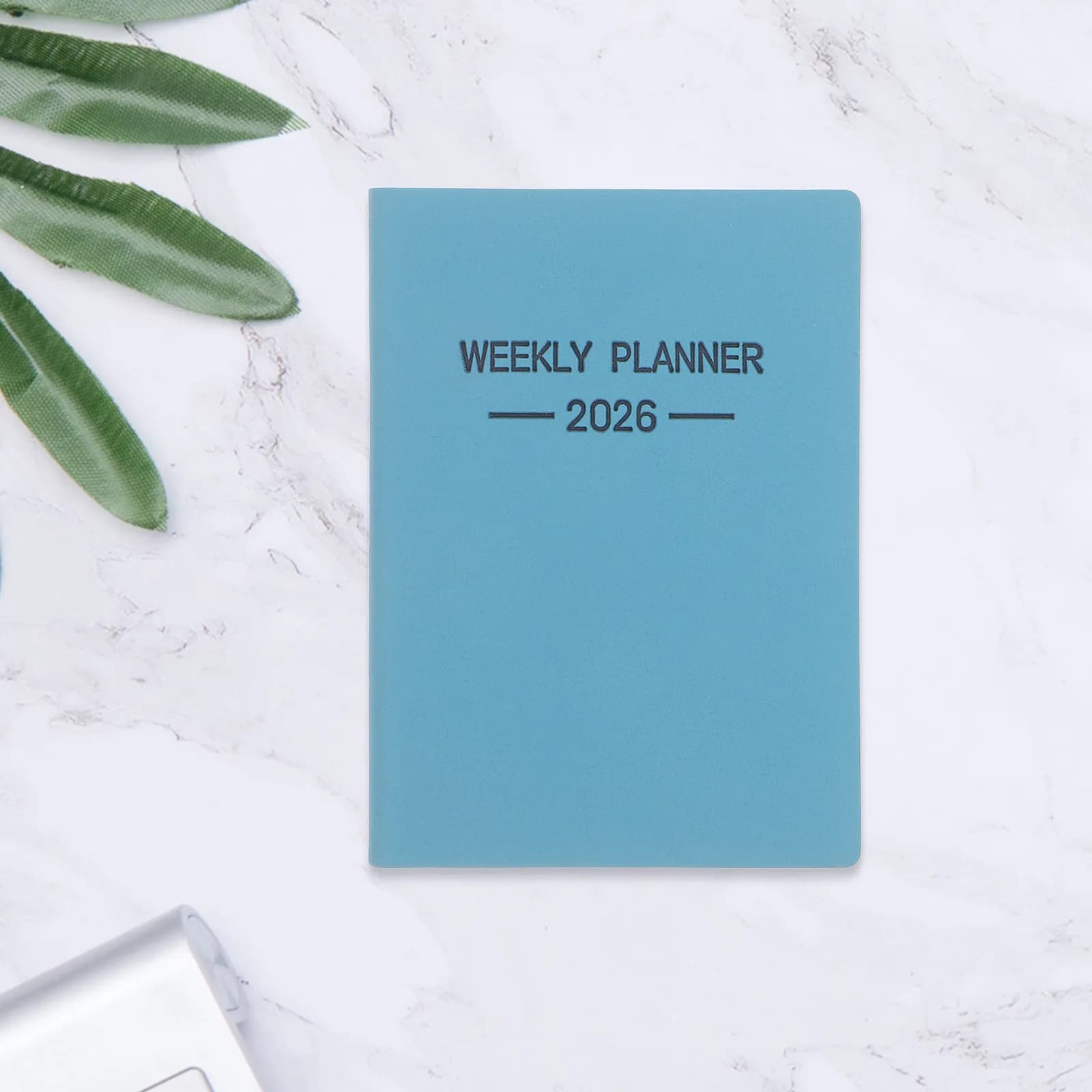 2026 A7 Planner Daily Weekly Monthly Calendar Organizer Portable Thick Paper Appointment Notebook for Work School