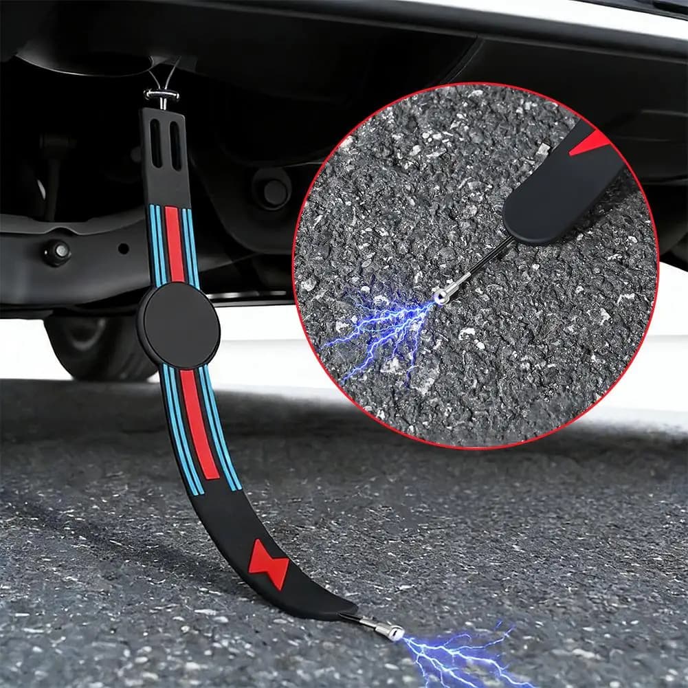 Car Anti Static Grounding Strap Universal Auto Electrostatic Eliminator Belt Earth Wire Strap for Car Truck SUV RV Safe Driving