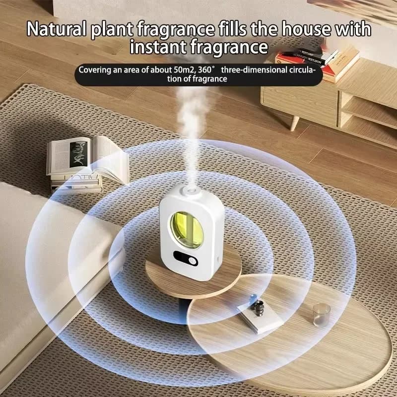 Umidificatore USB Aromaterapia Diffusore da tavolo Atomizzatore Strumento Umidificatore da tavolo Apparecchio di copertura con funzione di temporizzazione