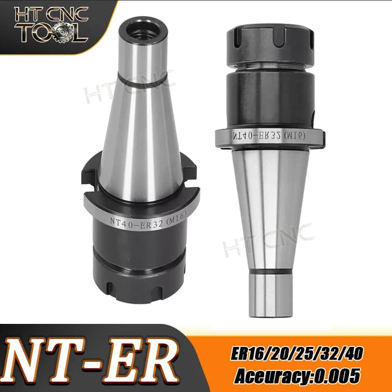 Portautensili NT30 NT40 ER16 ER20 ER25 ER32 ER40 ISO30 ISO40 Mandrino NT ER Mandrino Portapinze 7:24 per Fresatrici CNC Utensili per Tornio