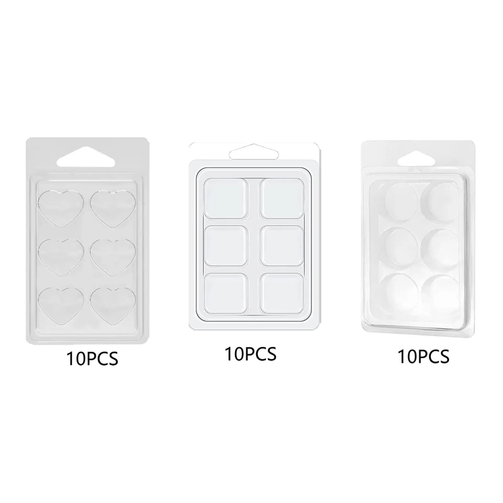 10 Pezzi Candele Fuste Stampi a Conchiglie Contenitore per Candele Fai da Te