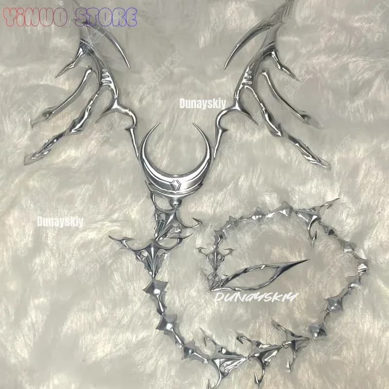 25COSGame Love and Deepspace Rafayel Cosplay MC Wig Men Purple Long Hair Submerged Eclipse Customized props 3D printing PETG mat