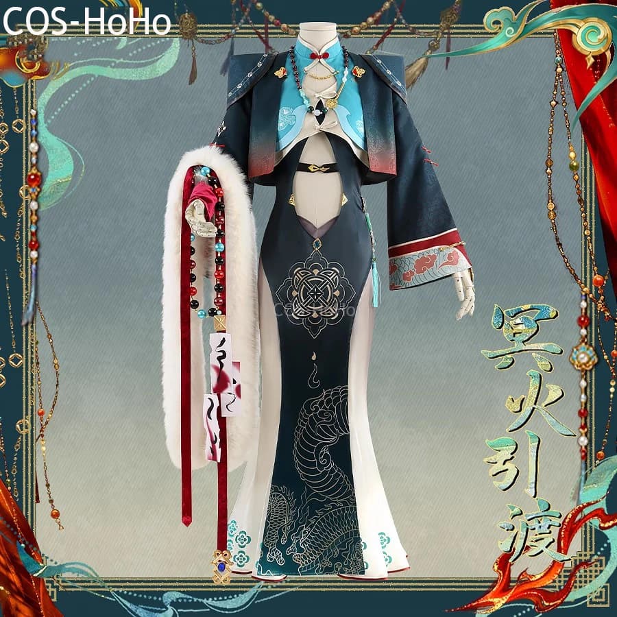 COS-HoHo Nu: Costume da Gioco Little Zombie di Carnival Edmond Extradition, Abito Elegante, Uniforme, Costume per Cosplay, Outfit per Feste di Halloween