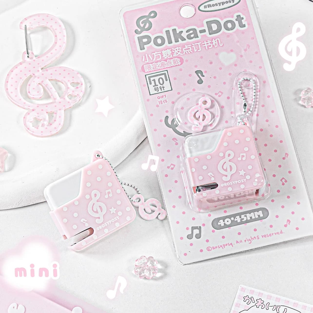 Set di Graffette Quadrate Mini Kawaii JIAMEI, Strumenti per Planner, Cancelleria Scolastica, Regalo per Ufficio, Articoli di Cancelleria Carini per Studenti
