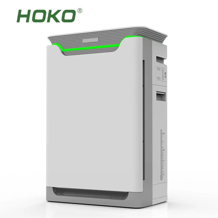 Smart Commercial Home Room Filtro dell'aria per grandi aree UV H13 Hepa 13 Filtro Rondelle d'aria Umidificatori e purificatore d'aria con UVC