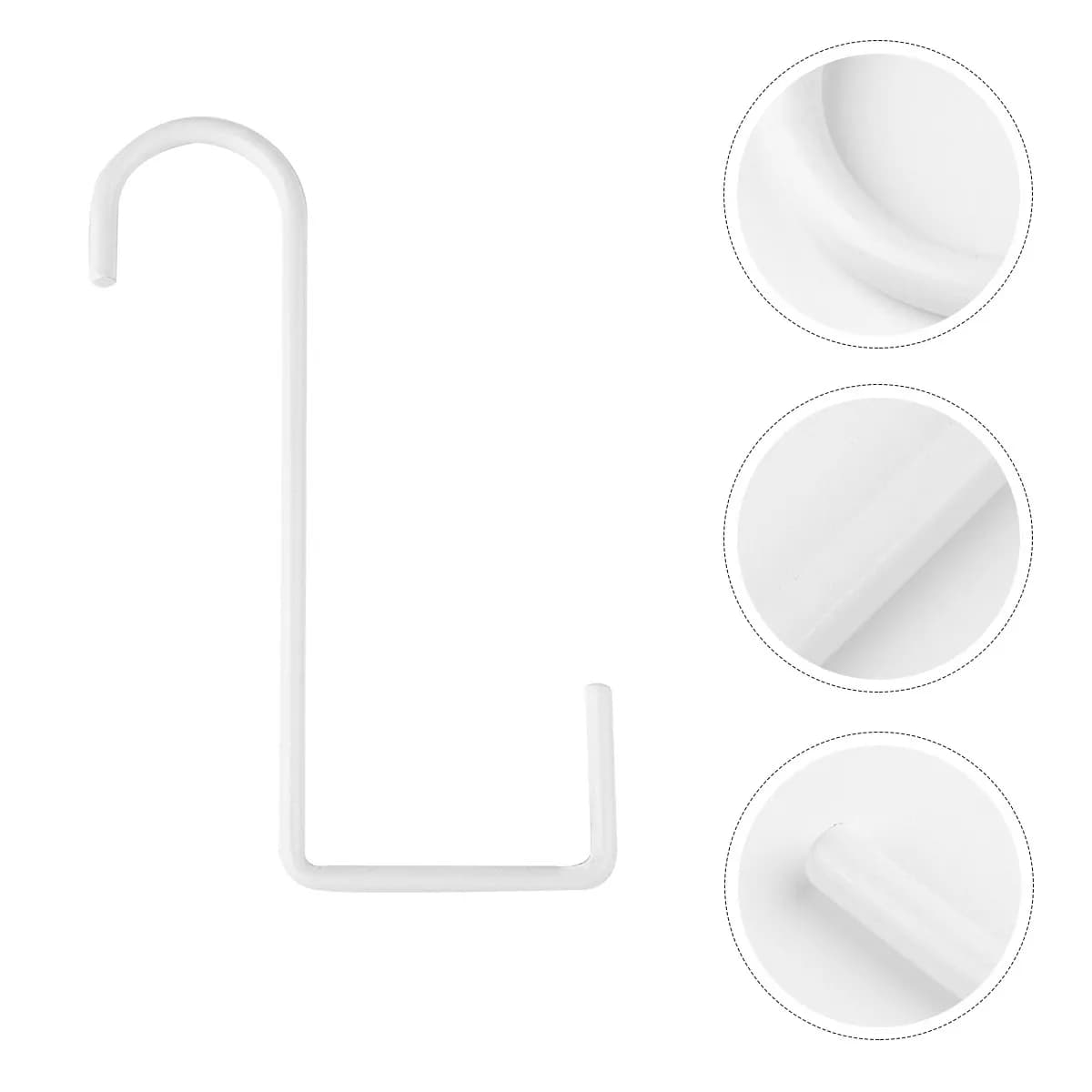 6Pcs Heavy-Duty Rust-Proof Hanging Hooks for Flowerpots Planters Lanterns Wind Chimes String Lights Backyard Deck Garden Wall