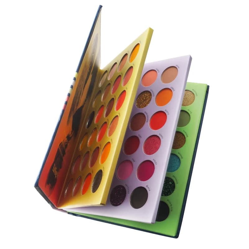 Palette di ombretti a colori 72/60 nuovo stile glitter fini piccole paillettes scintillanti multi-colore multi-trucco ombretto facile da rimuovere