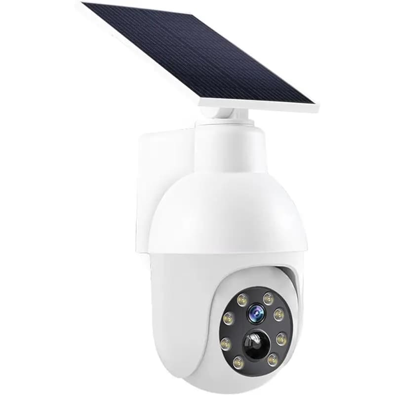 A29F-Solar Powered Analog Surveillance Sensor Light , Flashing Red Light Can Pretend Camera, Enhance Home Security