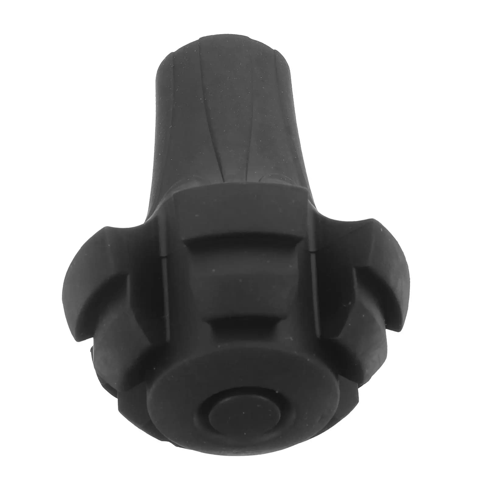 Plastic Trekking Pole Tip Protector Shock Absorption Anti-Slip Base Hiking Gear Walking Stick Tips Trekking Accessories