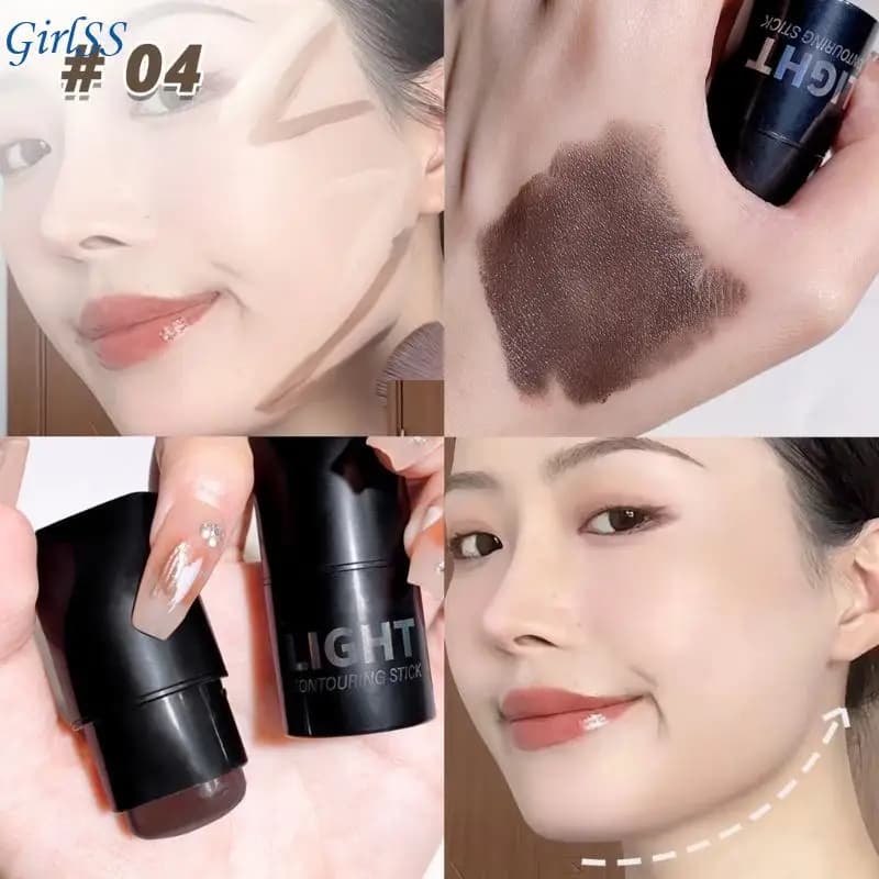 Contours Beauty Wand,Bronzer Soft Cream Contours Wand Smoothly Moisturizing Contours Makeup T4MB