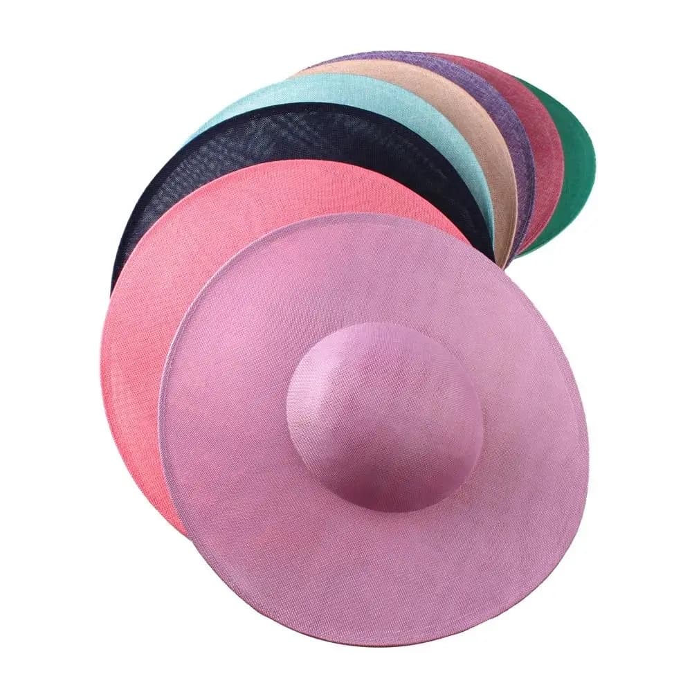 Nuova Base per Fascinator da 40 cm Grande con Clip, Accessori per Capelli, Cappello Fai da Te, Copricapo da Donna per Matrimoni, Forniture per Cappelli