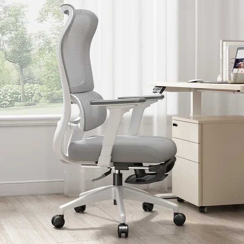 Poltrona da Ufficio Reclinabile di Lusso, Sedia Ergonomica Mobile per Computer, Chaise de Bureau per Gaming, Arredamento per Salone