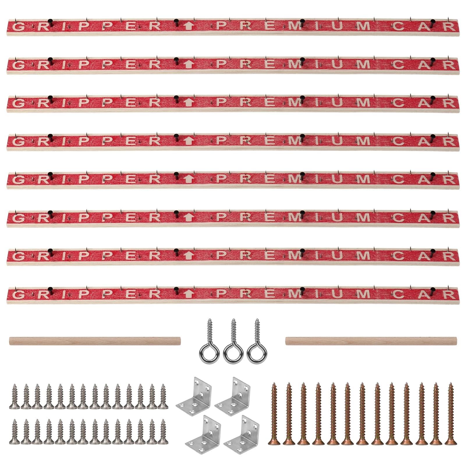 Tufting Strip Frame Carpet Gripper Suitable Woven Making Rug Punch Needle Guns Large DIY Embroidery Gripper Square Embroidery