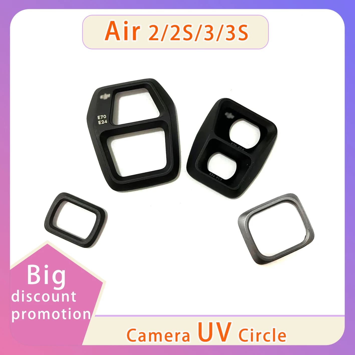 New Air2 Air2s Air3 Air3s gimbal camera with UV ring and glass sheet suitable for DJI drone Air series maintenance accessories