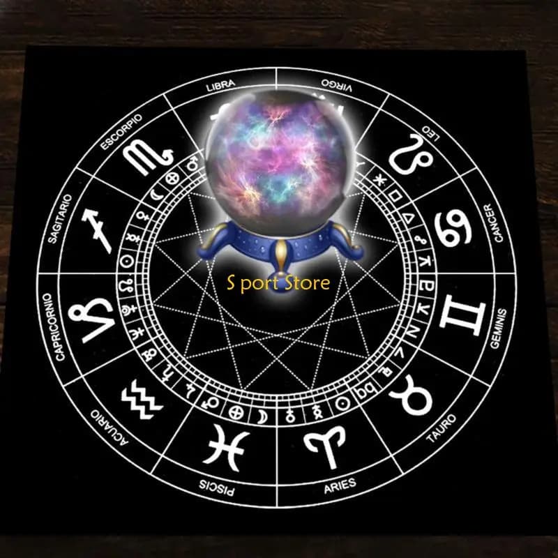 U2JB Altare Tarocchi Tovaglia Divinazione Tarocchi Tovaglia Tovaglia Decorazioni