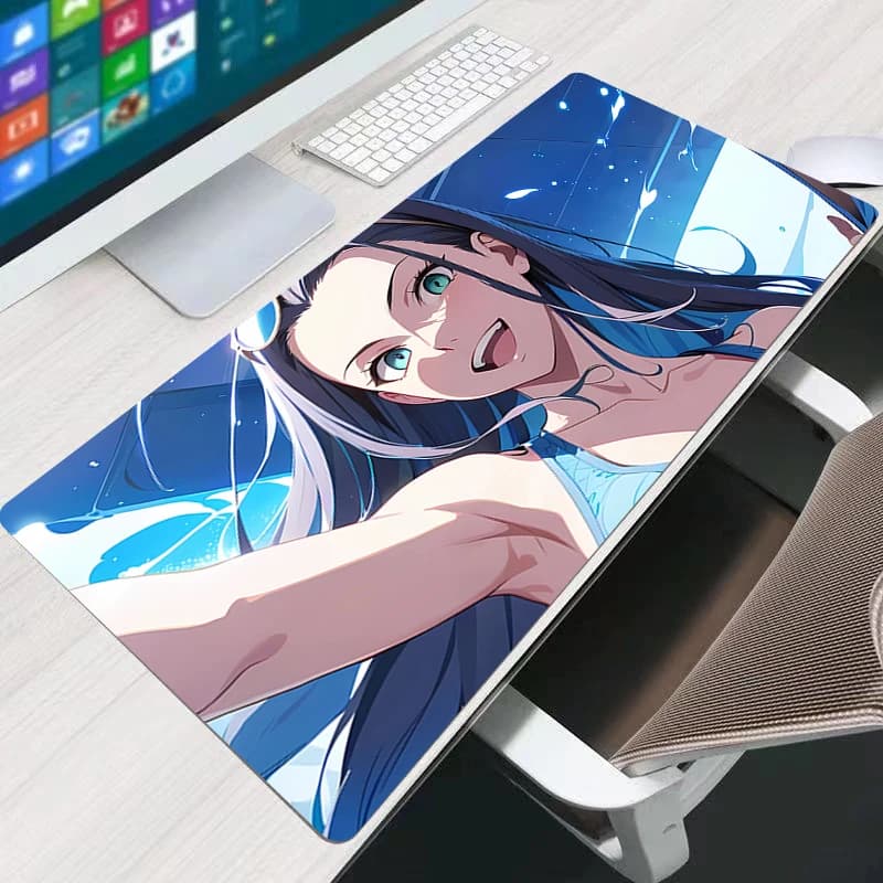 Tappetino per mouse Kawaii One Piece Robin Gaming HD Print Accessori Notbook Computer Speed Mini Pc Gamer Tappetino per tastiera Tappetino per scrivania Mousepad
