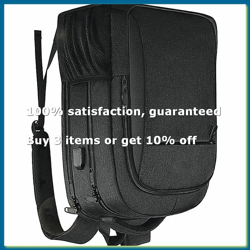 Large Travel Laptop Backpack, Business Anti Theft Slim Sturdy 18 Inch Laptops Waterproof Bag with USB Charging Port-A26I