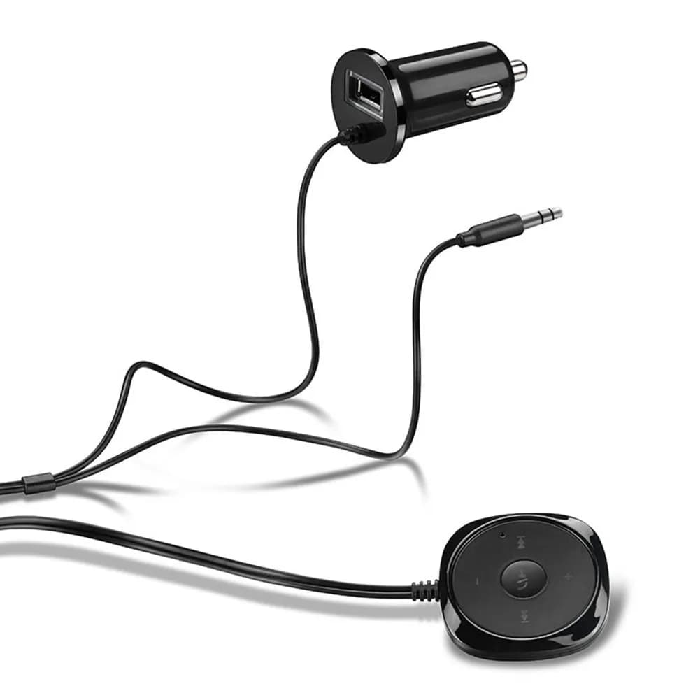 Car Handsfree Bluetooth-compatible Audio Receiver 3.5mm AUX for Smartphone Tablet Wireless Bluetooth-compatible Music Receiver