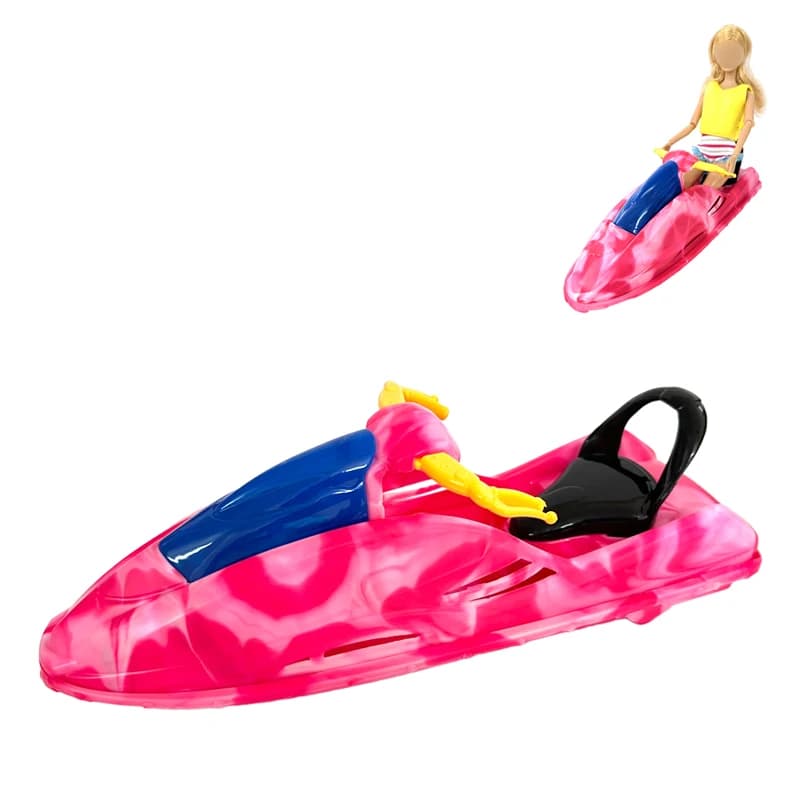 1 Set Giocattolo da Campo di Moda Divertente Kayak + Paddle Pop Beach Barca Sportiva per 30 Centimetri Accessori per Bambole FAI DA TE Ragazza Bambini Gioco di Compleanno