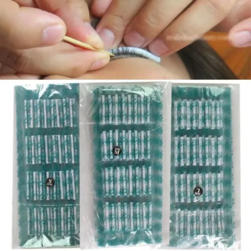 160 pz Ciglia Curl Rods Bigodini Ciglia Finte Perming Bigodini Ciglia Curling Perming Strumento Salon Pacchetto Set
