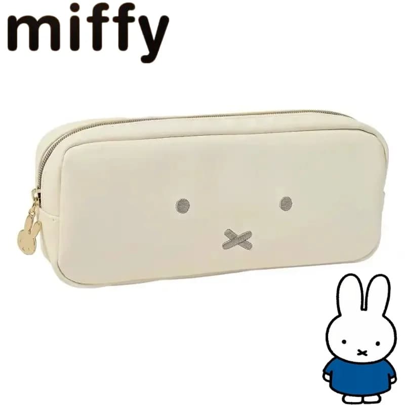 Simple Miffy Rabbit Sweet and Cute Creative Cartoon Pattern Men's and Women's New Fashion Large Capacity Portable Pencil Case