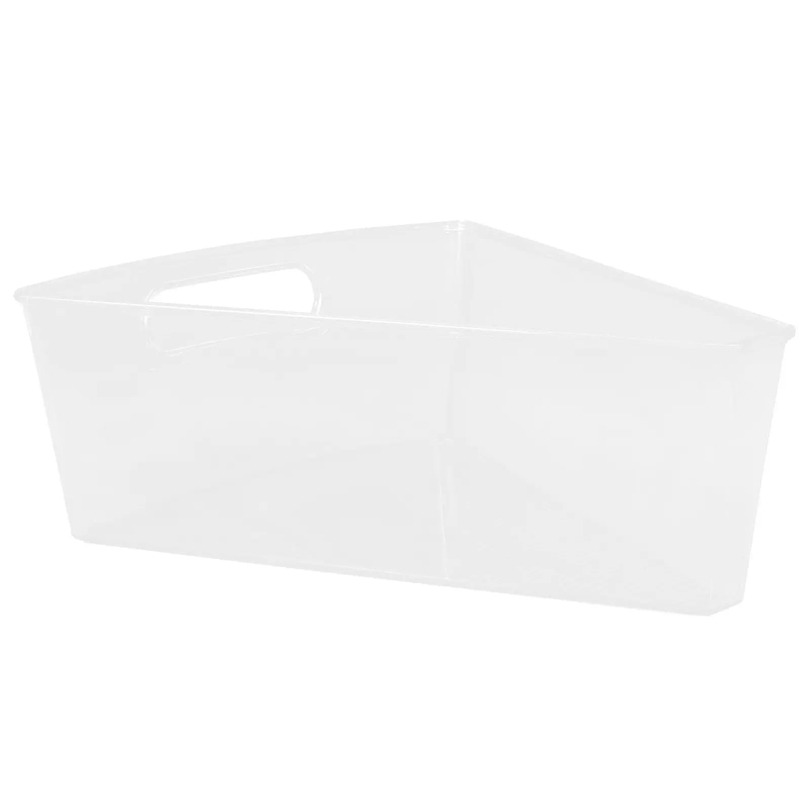 Pet Fan-Shaped Side Dish Platter Hot Pot Supplies Snack Tray Dried Fruit Serving Box Vegetable Holder Condiment Organization Box
