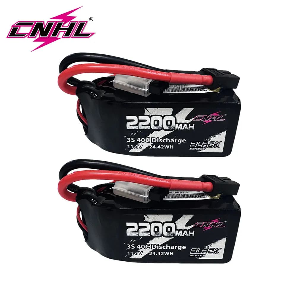 2 pz CNHL 3S Lipo Batteria 40C 2200 mAh 11.1 V Breve con Deans T XT60 Spina per RC Auto Drone Aereo Quadcopter Elicottero FPV
